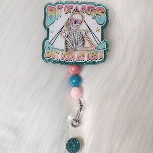 Bit of a Mess But Doing My Best Retractable Badge Reel